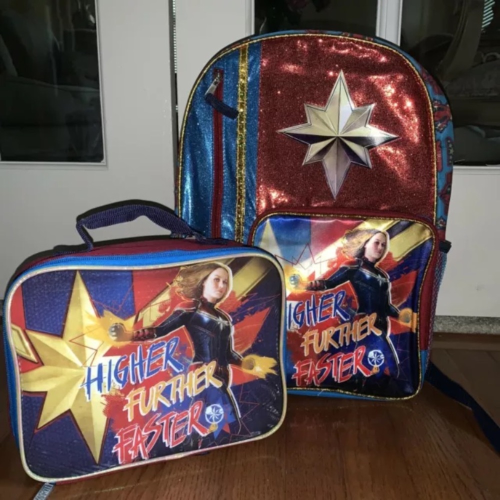 MARVEL Bioworld Backpack Lunch Box Duo